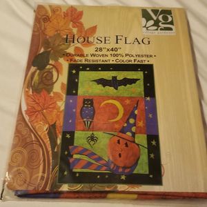 Halloween house flag